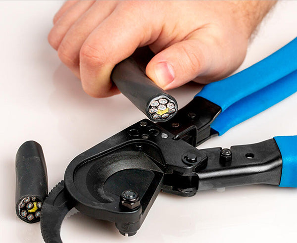Ratcheting Cable Cutter, 500 MCM - Result of cable cutters - Primus Cable