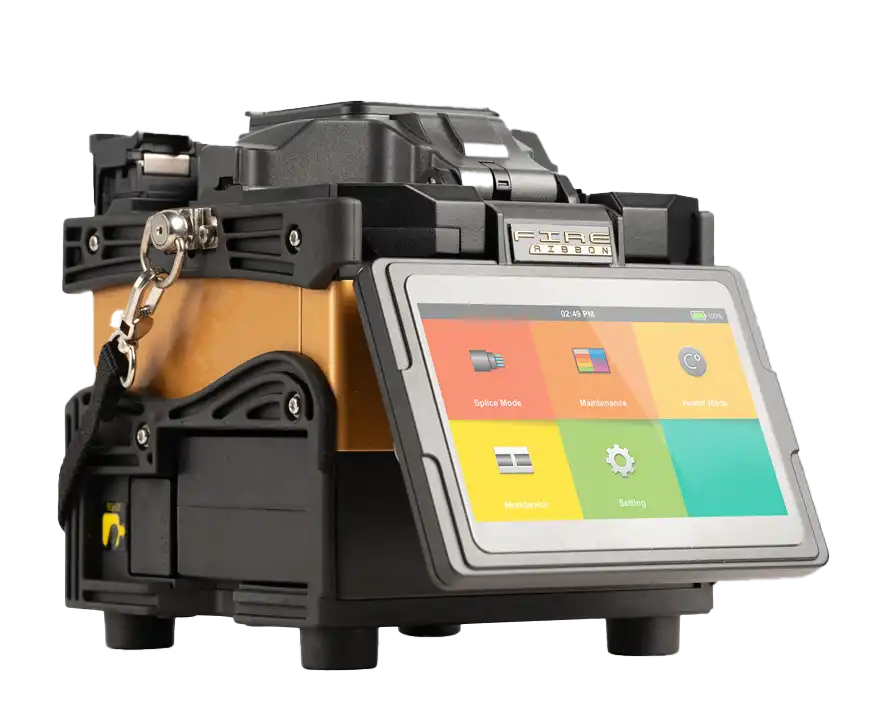 SPARC Fusion Splicer, Ribbon - Back view highlighting the interface and connectors.