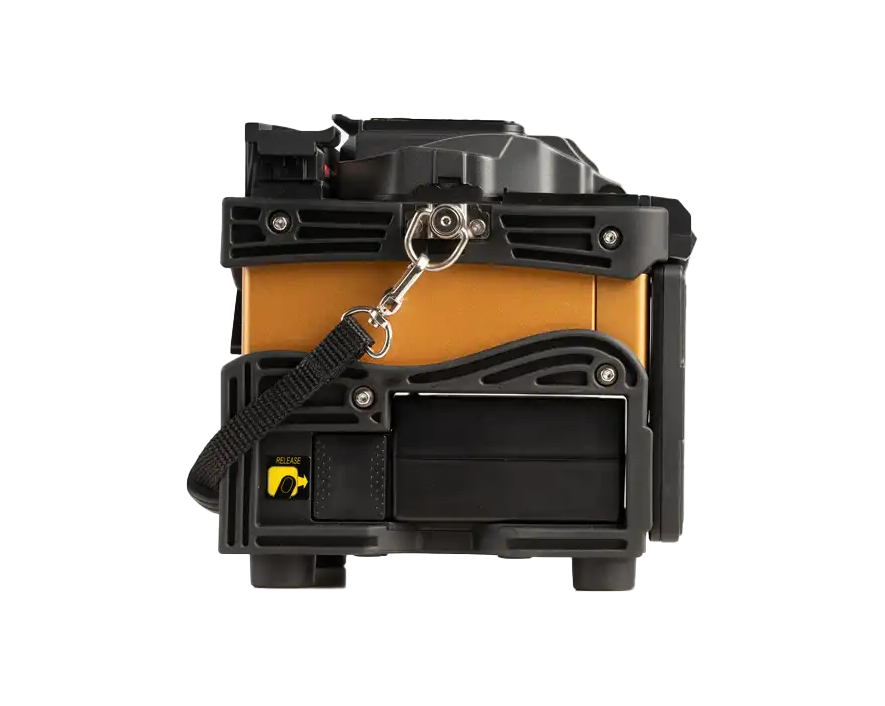 SPARC Fusion Splicer, Ribbon - Side view displaying the ergonomic design and splicing area.