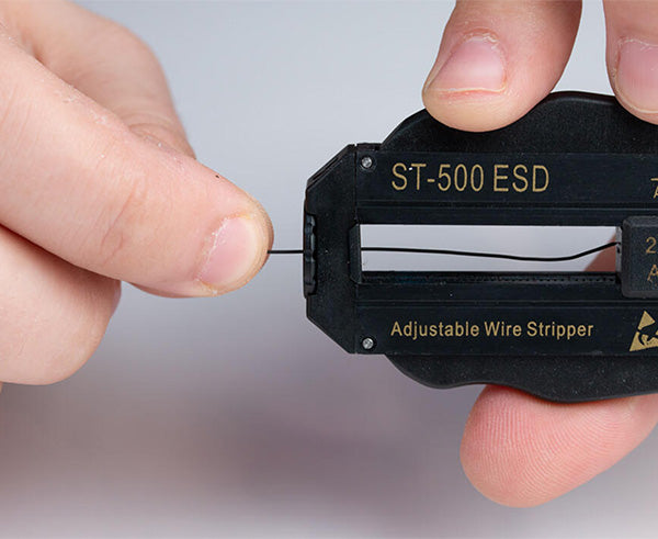 Adjustable Wire Stripper for 20-30 AWG Wire Demonstration