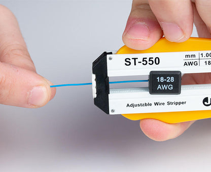 Adjustable Wire Stripper, 18-28 AWG | ST-550