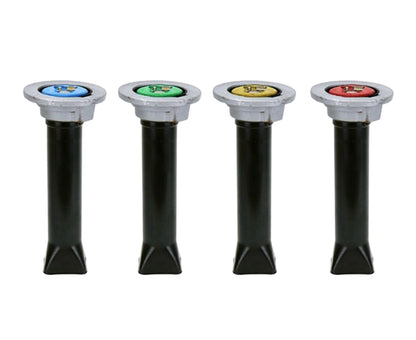 SnakePit Access Point, Concrete/Driveway, Single/ Five Terminal/ Two-Terminal Switchable, Ground Level, Low Traffic, 14.5"L - Various Colors