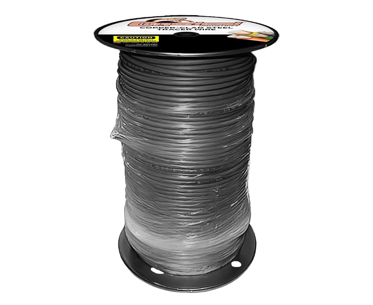 SoloShot™ Extra-High Strength Copper Clad Steel Tracer Wire, Directional Drill, 12AWG, 45mm Insulation - 500'/1000'/2500' - Various Colors