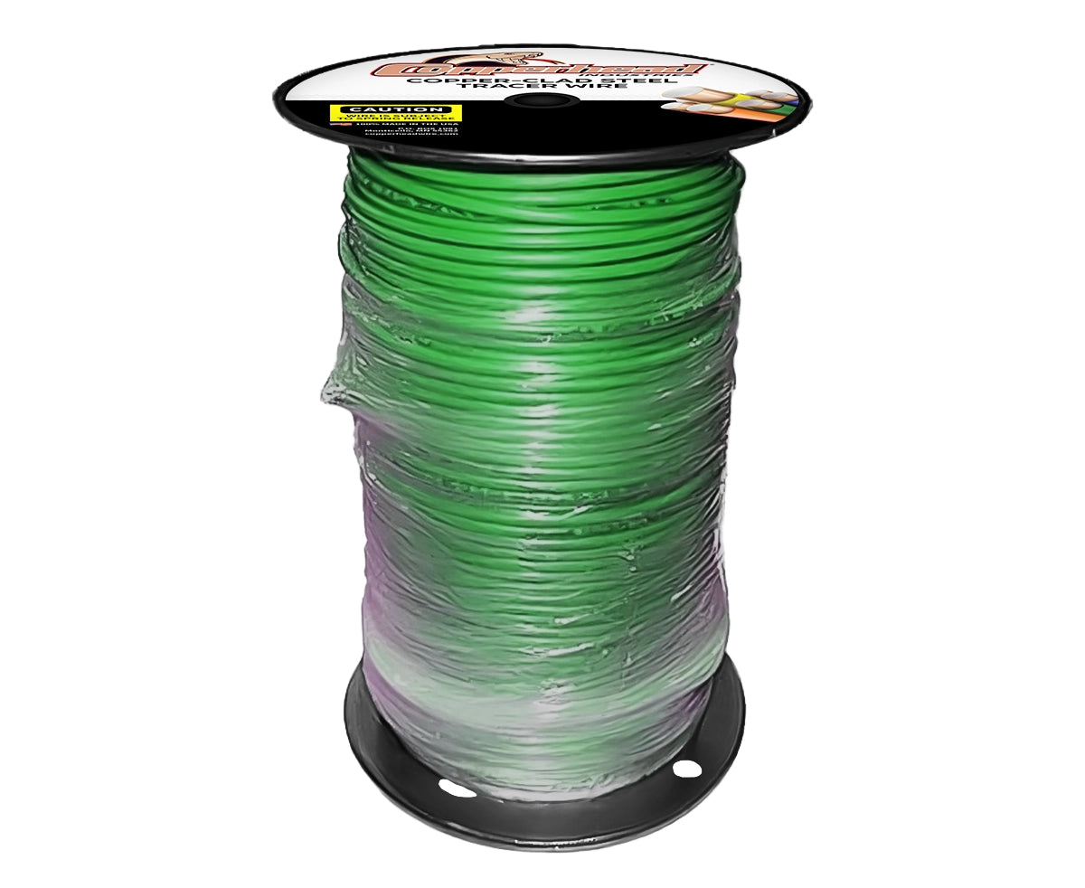 SoloShot™ Extra-High Strength Copper Clad Steel Tracer Wire, Directional Drill, 12AWG, 45mm Insulation - 500'/1000'/2500' - Various Colors