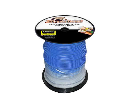 SuperFlex™ Copper Clad Steel Tracer Wire, Open Cut, 14AWG, 30/45mm Insulation - 500'/1000'/2500' - Various Colors