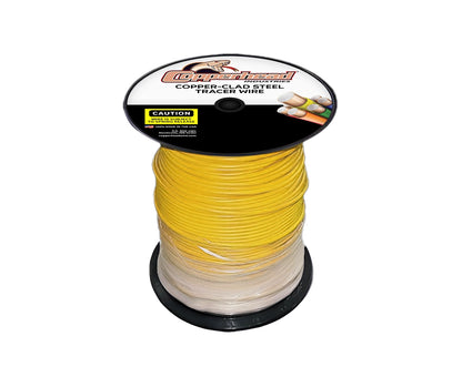 SuperFlex™ Copper Clad Steel Tracer Wire, Open Cut, 14AWG, 30/45mm Insulation - 500'/1000'/2500' - Various Colors
