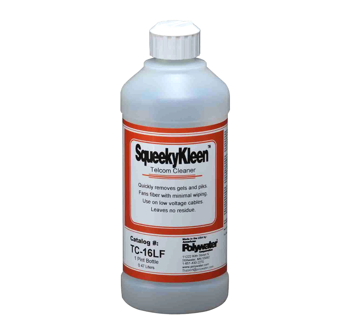 Polywater® SqueekyKleen™ Gel Filled Cleaner, SPLICE PREPARATION CLEANERS