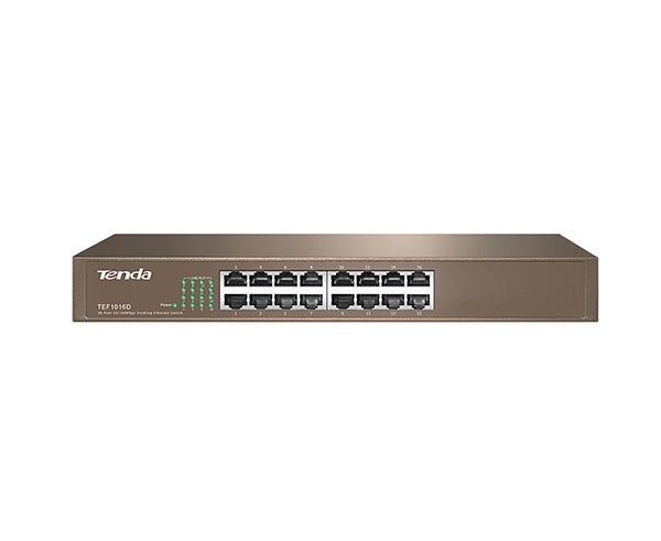 16-Port Fast Ethernet Desktop/Rackmount Switch