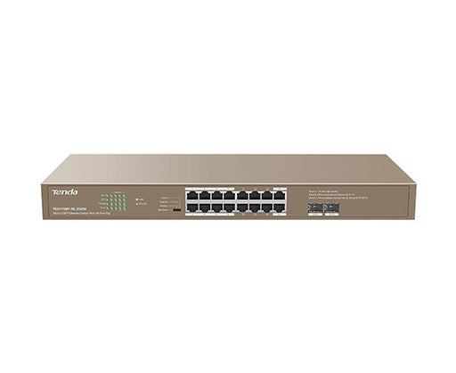 16GE+2SFP Ethernet Switch With 16-Port PoE