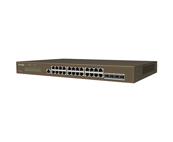 L3 Managed Switch, 24 Port Ethernet, 4 SFP