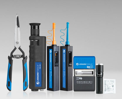 Fiber Optic Connector Cleaning and Inspection Kit (with 400x Microscope) | TK-189