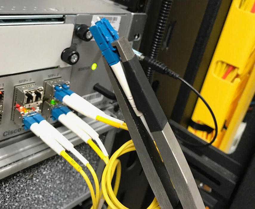 Fiber Optic Connector Cleaning and Inspection Kit (with 400x Microscop ...