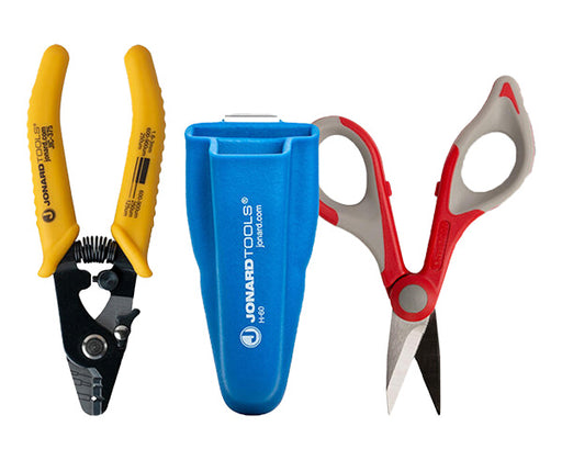 Fiber Stripper & Kevlar® Shears Kit with Molded Pouch