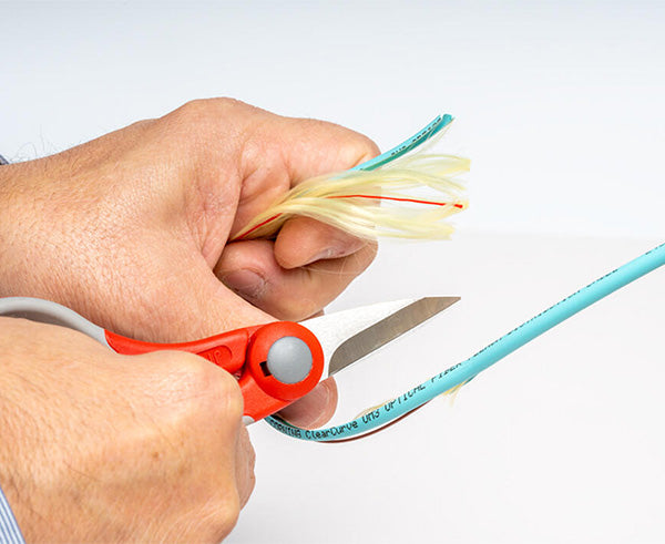 Fiber Stripper & Kevlar® Shears Kit, Molded Pouch | TK-350