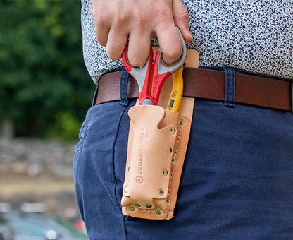 Fiber Stripper & Kevlar® Shears Kit, Leather Pouch | TK-355