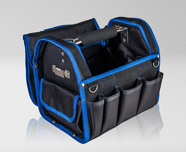 H-90 Rugged 21 Pocket Tool Case - Black and blue design - Primus Cable