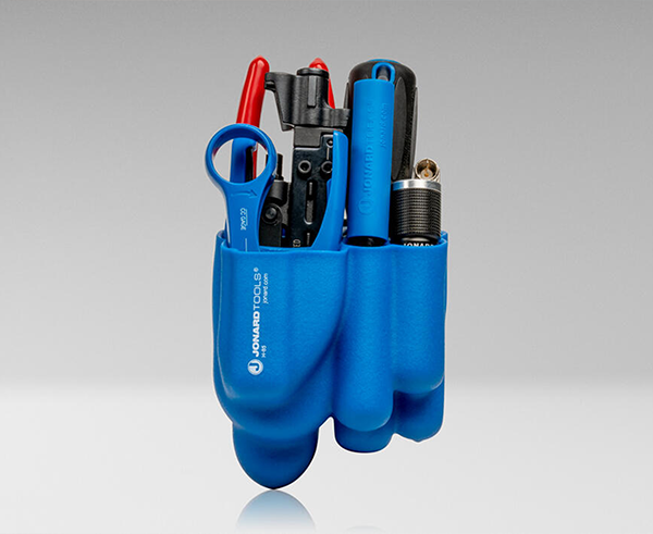 COAX Tool Kit for Long F Connectors - Tools in blue molded pouch - Primus Cable Tool Kits