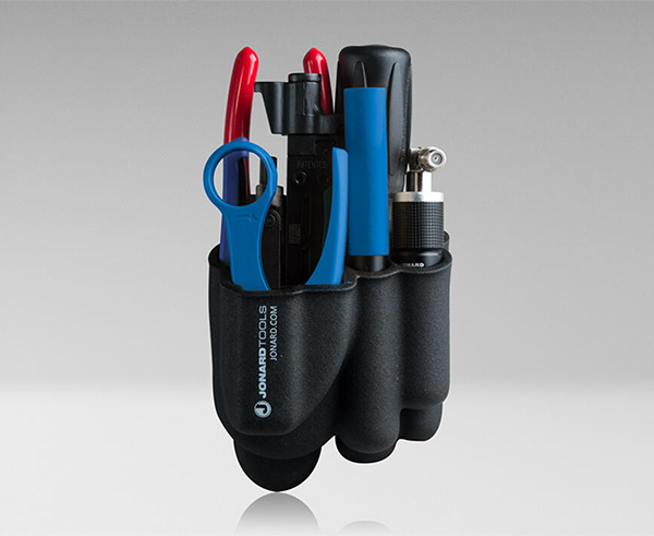Mini COAX Tool Kit - Tools in black molded nylon pouch - Primus Cable