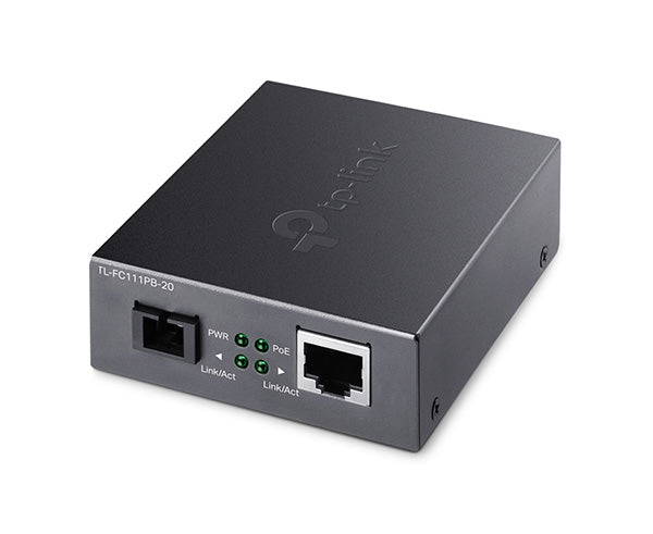 10/100Mbps WDM Media Converter with 1-Port PoE