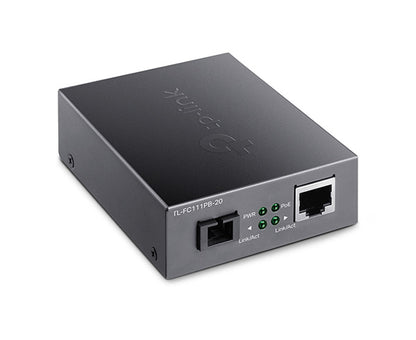 10/100Mbps WDM Media Converter with 1-Port PoE