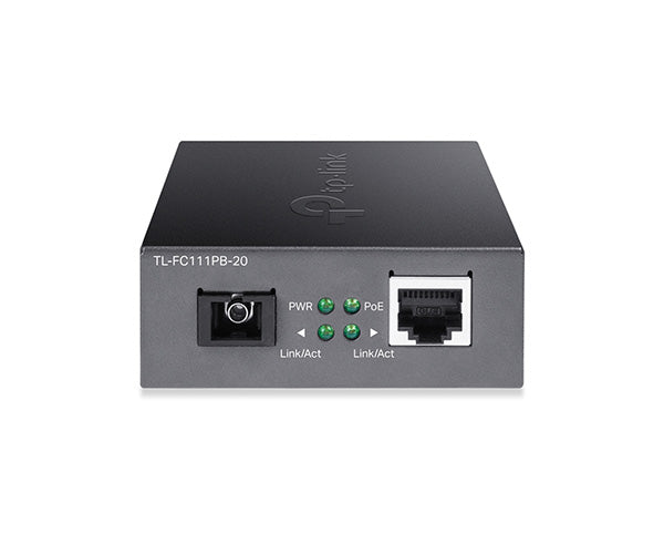 10/100Mbps WDM Media Converter with 1-Port PoE