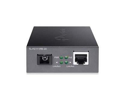10/100Mbps WDM Media Converter with 1-Port PoE