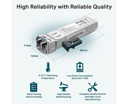 10GBase-LR SFP+ LC Transceiver
