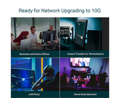 8-Port 10G Desktop/Rackmount Switch