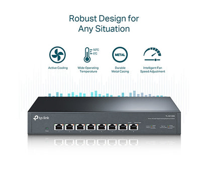 8-Port 10G Desktop/Rackmount Switch