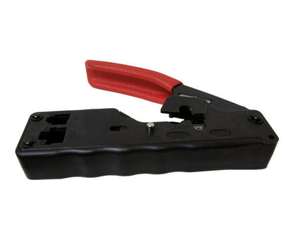 Tele-Titan Modular Plug Coax Crimping Tool, for RJ45 (8x8), RJ12 (6x6), RJ11 (6x4) - Bottom view of tool - Primus Cable