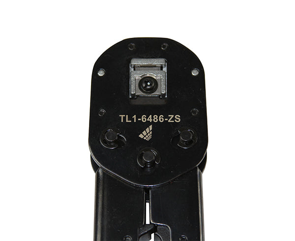 Ratchet Cable Crimp Tool for Large OD Easy Feed RJ45 Plugs - Primus Cable Hand Tools