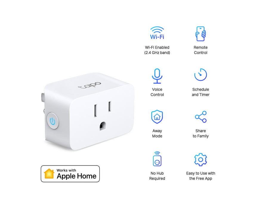 Mini Smart Wi-Fi Plug (2-Pack / 4-Pack) Apple HomeKit Supported