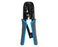6-in-1 Crimping Tool, RJ45 Pass-through & RJ11/12 Modular - Blue and black design - Primus Cable