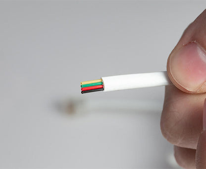 6-in-1 Crimping Tool, RJ45 Pass-through & RJ11/12 Modular - Result of cleanly crimped cable - Primus Cable 