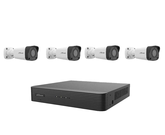Uniview Tec - 5MP, DWDR, IR Bullet / 8ch, 8 PoE, 4K Resolution, H.265 NVR, 2TB