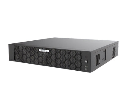 Uniview Tec - 16ch NVR, 16-PoE, 32MP, 2 x NIC, 2 x HDMI, Intelligent Intrusion Analytics, 4 HDD bays