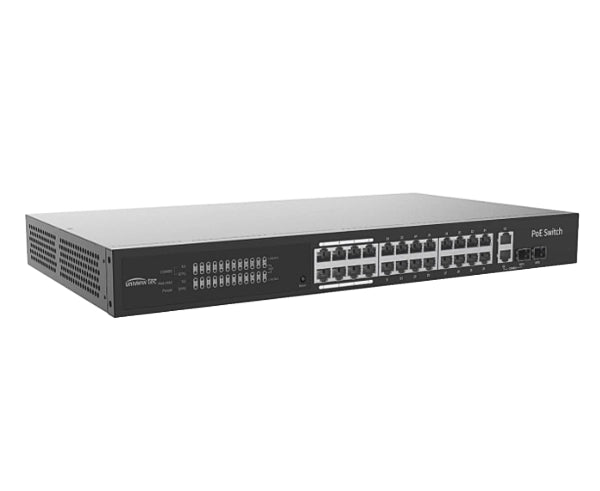 Uniview Tec 24-Port Gigabit, Cloud Managed, PoE Switch