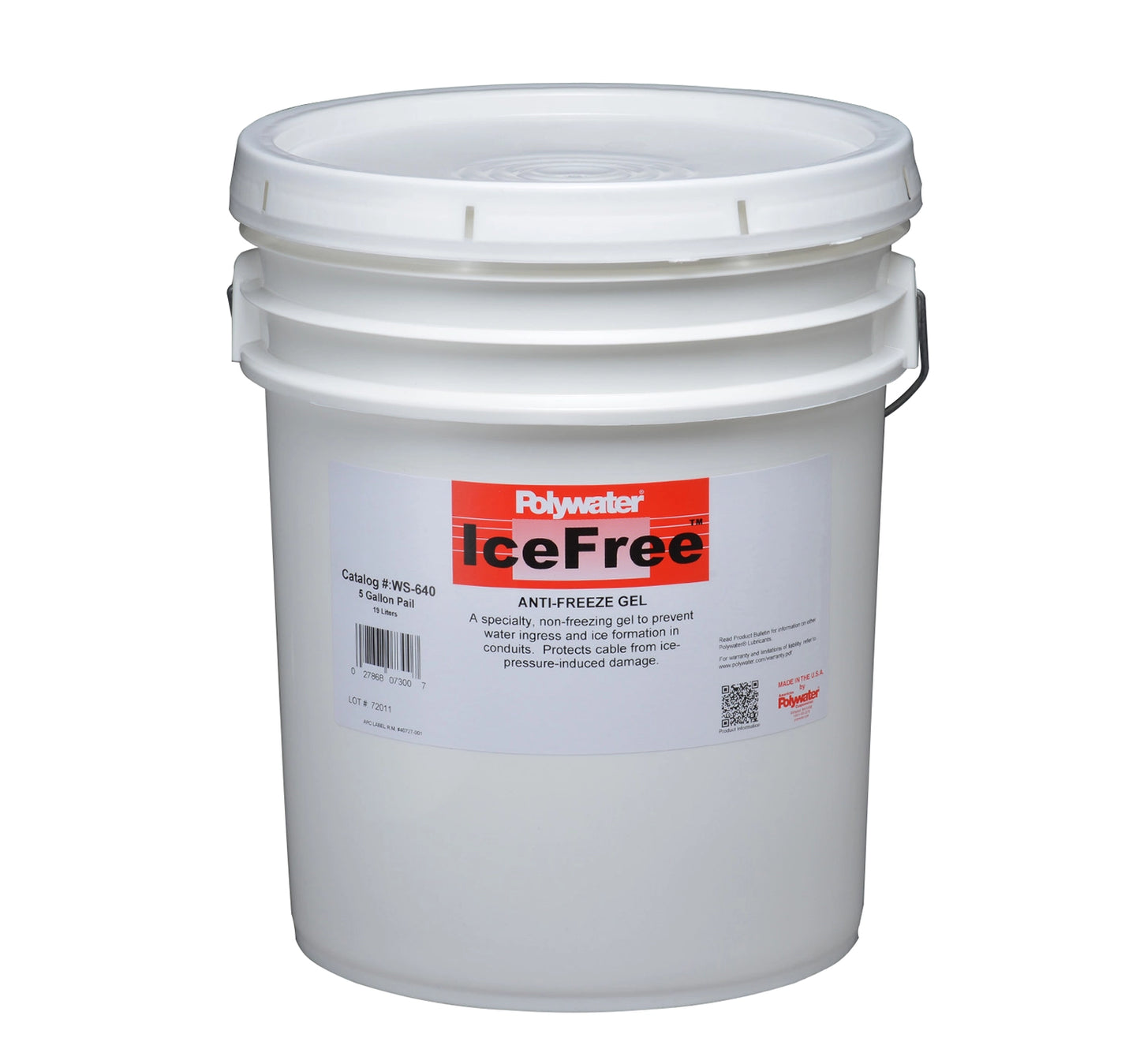 Polywater® IceFree™ Encapsulating Cable Antifreeze Gel, TOTAL CONDUIT ENCAPSULATING GEL SYSTEM