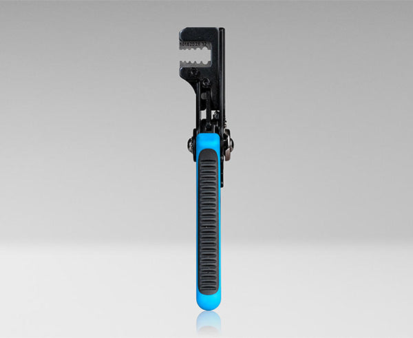 Wire Stripper and Cutter, 8-22 AWG - Side view of tool - Primus Cable