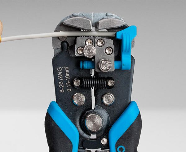 Wire Stripper & Crimper for 8 AWG-26 AWG - Wire stripping demonstration - Primus Cable