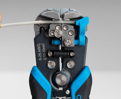 Wire Stripper & Crimper for 8 AWG-26 AWG - Wire stripping demonstration - Primus Cable