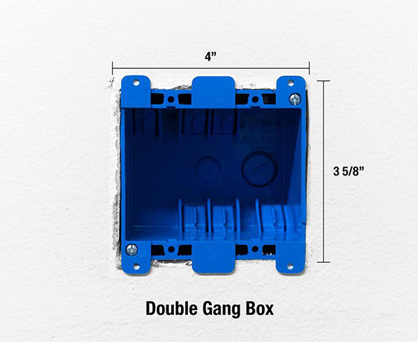 Wall Box Template & Level for Non-Metallic Boxes, 1-Gang and 2-Gang