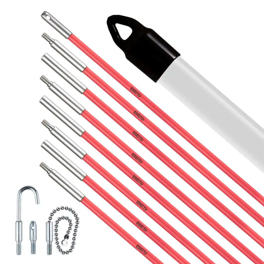 3/16" Fiberfish II Wire Fishing Rod Kit - 3' Rods (24' Total)