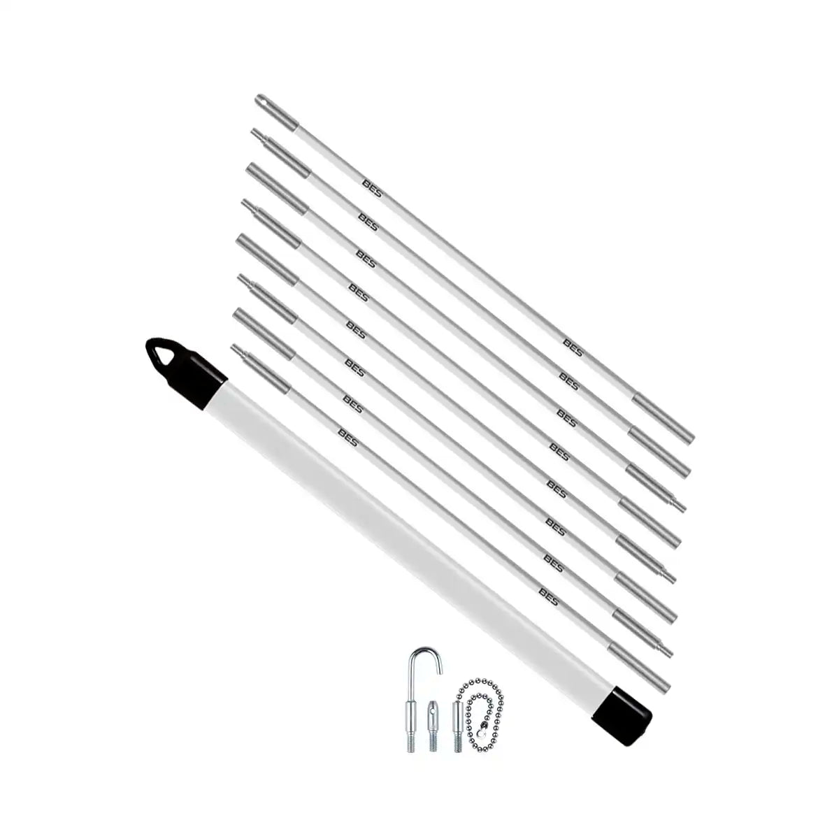 5/32" Glowfish II, Glow-in-the-Dark Replacement Rod, Plastic Coated - 18" Male/Female