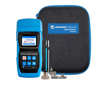 Optical Light Source with FC/LC/SC Adapters for PC/UPC Connectors | FLS-50