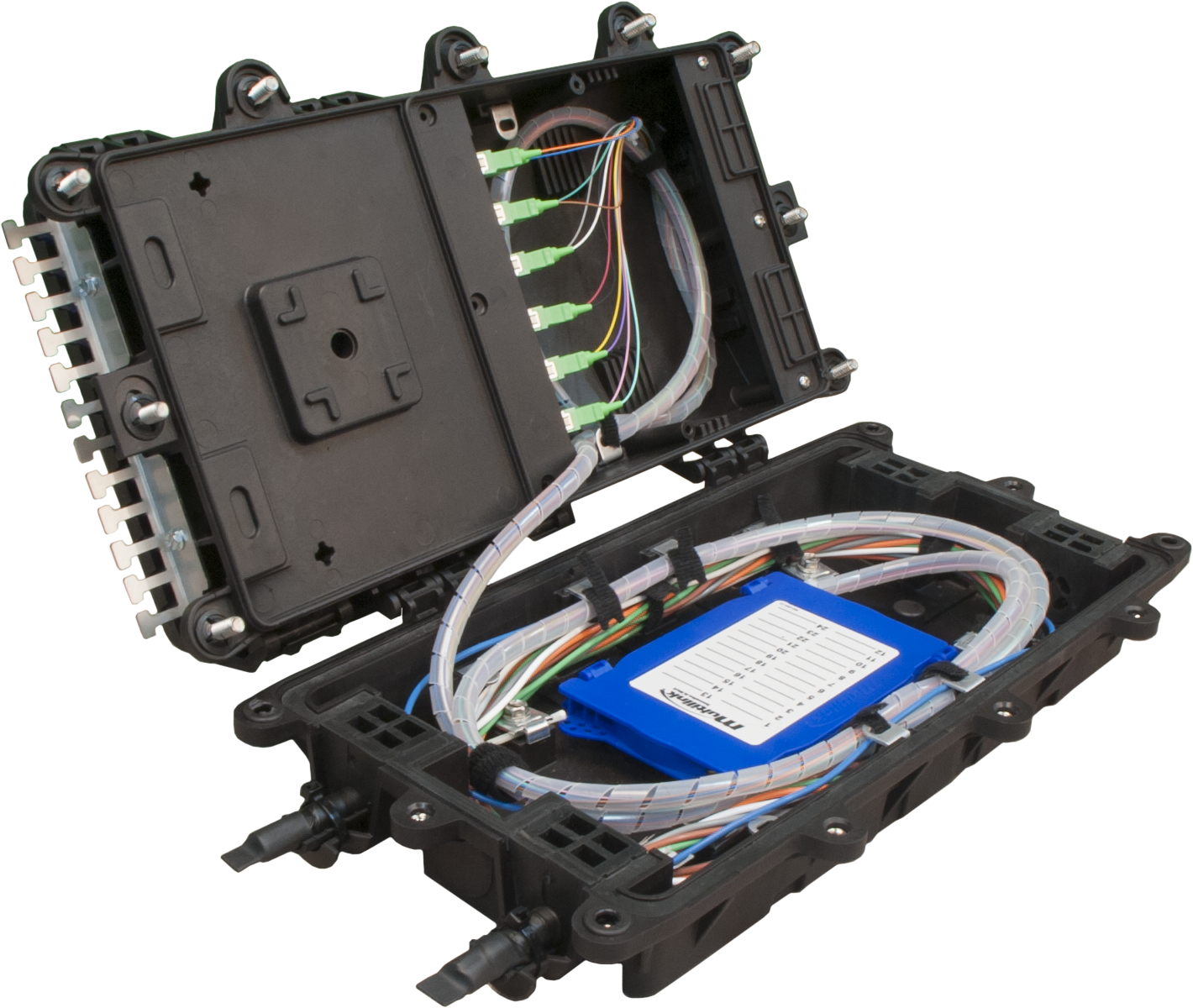 Outdoor Aerial Fiber Optical Cross Connect Splicing Terminal