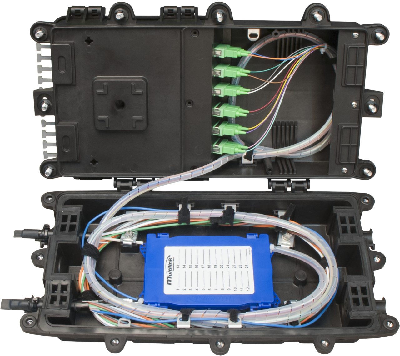 Outdoor Aerial Fiber Optical Cross Connect Splicing Terminal
