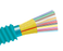 Armored Plenum Fiber Optic Cable, Multimode 10 Gig OM4, Indoor/Outdoor Distribution