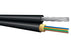 Aerial Fiber, Polyethylene Multimode, OM1, Outdoor Cable with Messenger