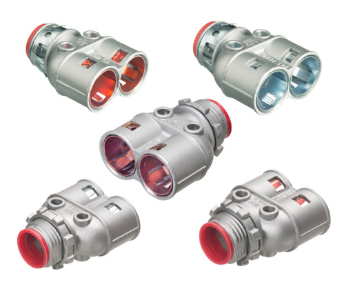 Snap2It™ Duplex Cable Connectors with insulated throats for 3/8" Flex